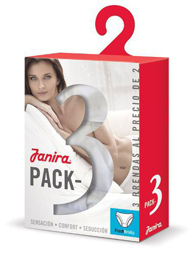 Cueca Janira Essenciais Pack3