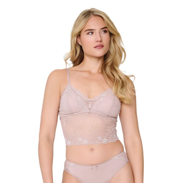 Bralette Cinza Elegance