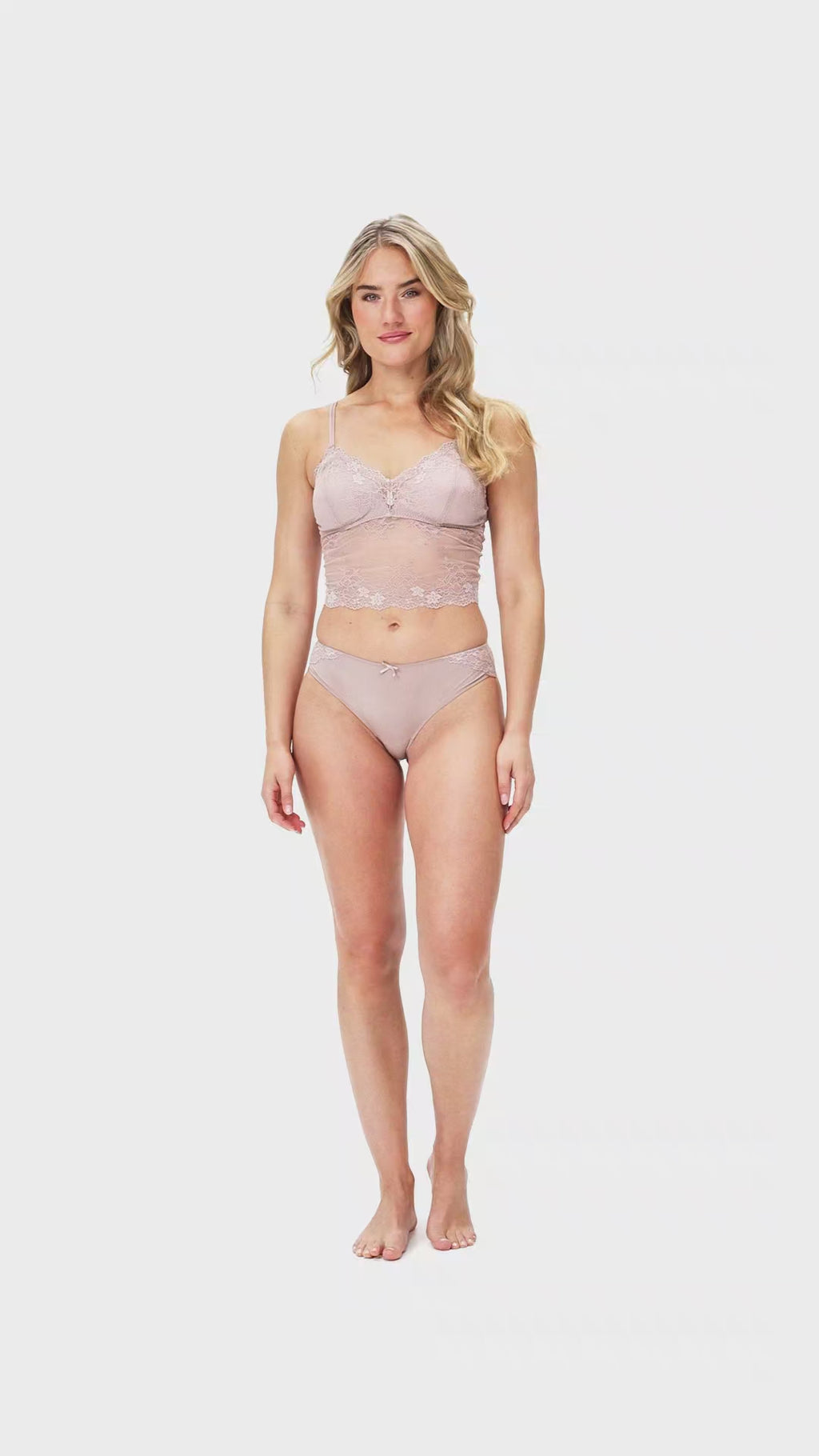 Bralette Cinza Elegance
